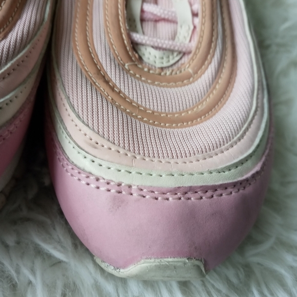 Nike Airmax 97 premium tricolor Pink Striped mesh upper running sneakers 8 - Picture 6 of 14